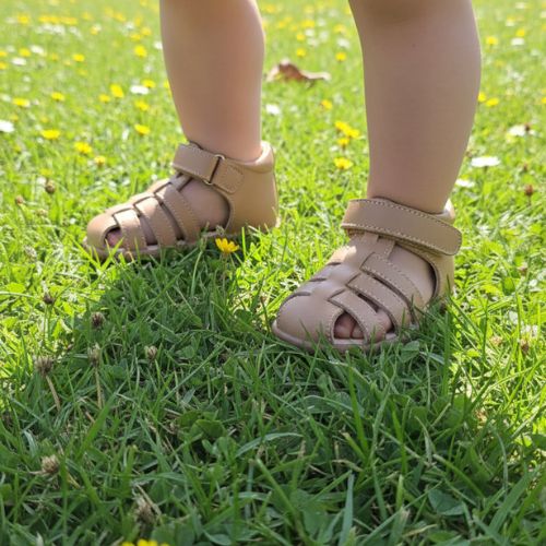 Sandale Beige Garçon à Scratch