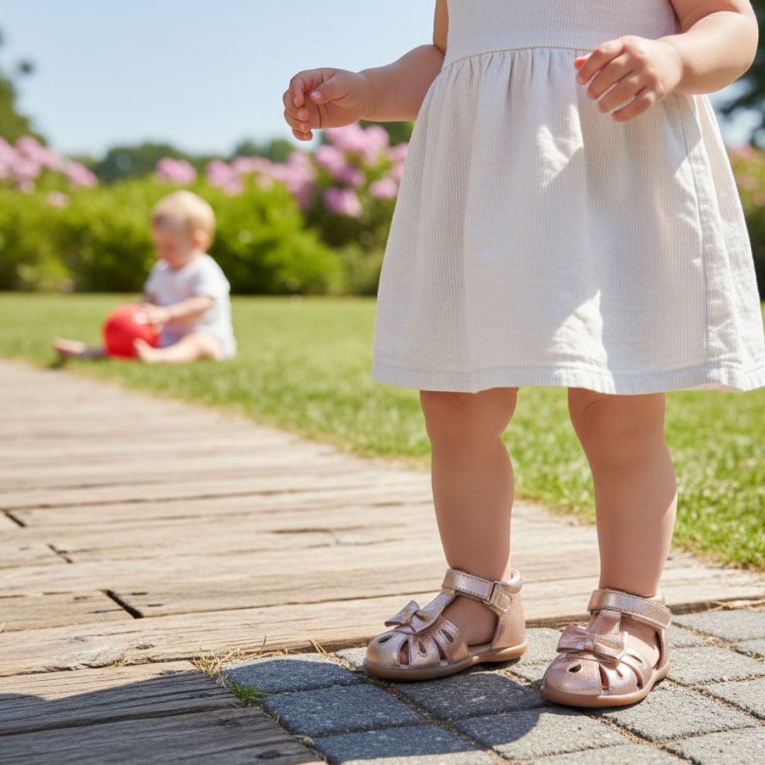 Sandale Dorée Fille à Scratch