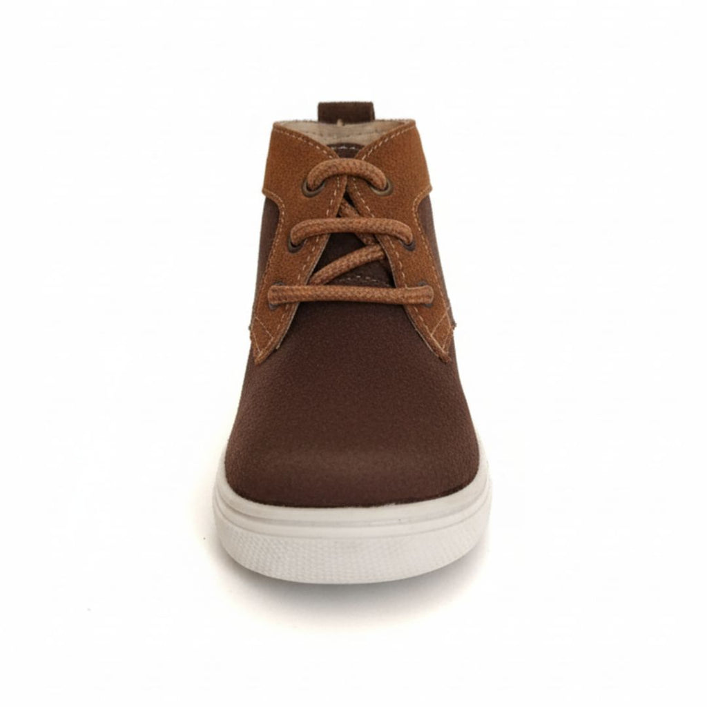 Bottine Marron Garçon à Lacets
