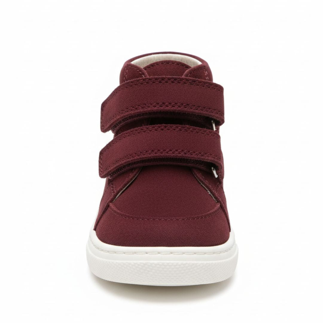 Bottine Bordeaux Fille à Scratch